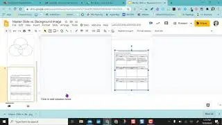 Master Slide or Background Image