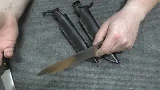 AlphaKnives. Интересные кухонники. Hunter. Solid из M390.