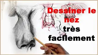 Comment Dessiner Un Nez Simple ? [ tutoriel ] #1