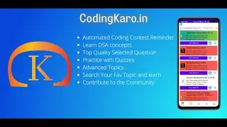 DSA, Interview Preparation, Coding Community & Automated Coding Contest Reminder : CodingKaro App