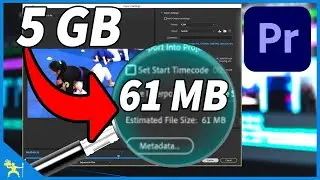 How to reduce export file size in Premiere Pro