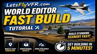 X Plane 11 Beginner Tutorial | World Editor | Airport Building