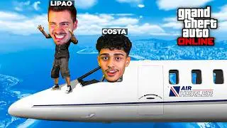 LIPÃO E COSTA vs CORRIDA COOP no GTA V