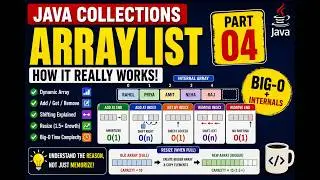 ArrayList in Java Explained Simply | Internal Working + Big-O | Java Collections Part 4