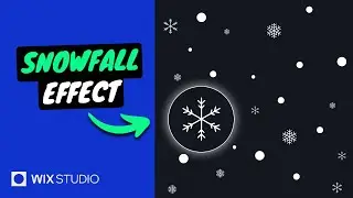 How To Make A Snowfall Effect On Wix Studio