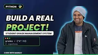 #13 Build a Student Grade Management System Using Python | Python Capstone Project