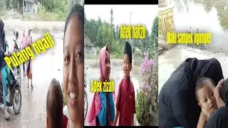 adek keponakan main KERUMAH diajak ngevlog MALU sampek umpetan DIDALAM RUMAH