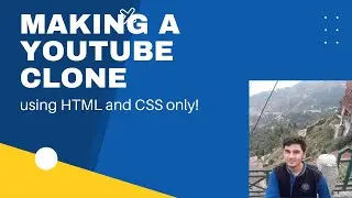 🔴 Let's Build a YouTube Clone with HTML,CSS by Beginners