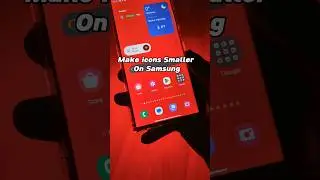 Make icons Smaller On Samsung 🔴 