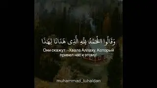 Они скажут:,,Хвала Аллаху,Который привёл нас к этому!Чтение Корана,  Мухаммад аль Люхайдан