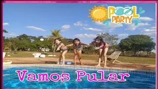 Tarde na piscina ☀🌴 Maria Alice , Yasmim e Duany fazem a festa 😂❤