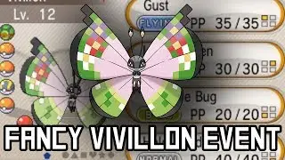 How to Get Fancy Vivillon: Pokemon X and Y Wifi Event (Mystery Gift)