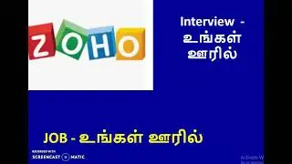 ZOHO | career at ZOHO | ZOHO recruitments | Native lovers | Job at your native | Job in doorstep