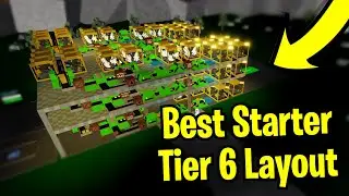 Best Starter Tier 6 Layout In Factory Simulator (Roblox)