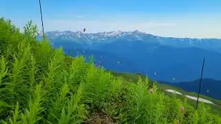 Хребет Аибга. 4К. Сказочные смотровые Красной Поляны и Сочи #сочи2024 #адлер2024 #россия2024