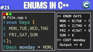 Create Enums in C++
