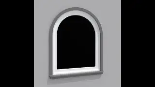 Arched window quick tutorial Rhino 3D modeling