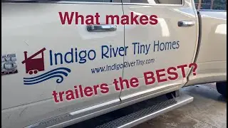 Best Tiny Home Foundation for a THOW 😍 Custom Tiny Home Trailers by Indigo River built in Texas!