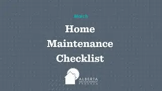 March Home Maintenance Checklist | ANHWP