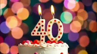 4 Hours of 40th Birthday Celebration Music & Decorations  Party Atmosphere