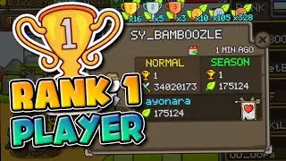 HE FINALLY DID IT! | Rank # 1 Grow Castle Player