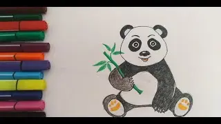 КАК НАРИСОВАТЬ ПАНДУ/HOW TO DRAW A PANDA/ПАНДА РАСМИНИ ЧИЗИШ/ПАНДА СУРОТ ТАРТУУ/СУРЕТ САЛУ ПАНДА