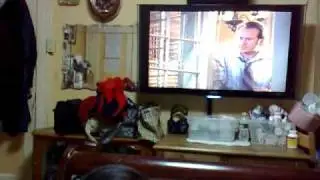 David danced on funky town music..mp4