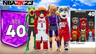 How to Unlock Mascots FAST NBA 2K23! BEST XP GLITCH to get Level 40 on NBA2K23!
