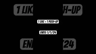 1 like = 1 push-up￼ #Shorts