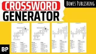 Bulk Create Crosswords For KDP Publishing With Puzzle Generator 2.0