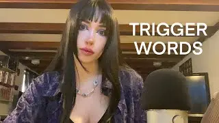Trigger Words ASMR | Whispering, Hand Movements, Visual Triggers