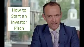 How to Start an Investor Pitch Benjamin Ball Associates