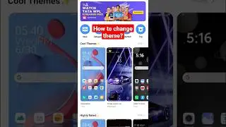 How to change theme in android phone | stylish theme for android | redmi | mi | xiaomi