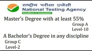 Any PG (Level 10 Pay) | Any UG (Level 2 Pay) | Permanent Recruitment Notification | NTA | Good News