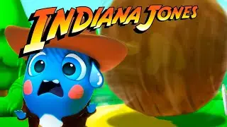 ASL Indiana Jones main theme with lyrics 🤠🪨 Sing with the Moonies and escape from the giant rock!
