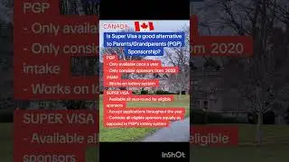 Super Visa or PGP