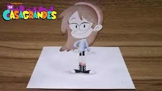 Drawing Sid Chang in 3D | The Casagrandes Fan Art