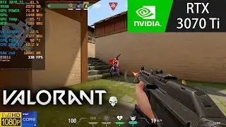 Valorant RTX 3070 Ti Laptop + i9 12th gen 12900H - 16GB RAM - 1080p