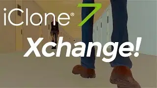 iClone 7  Xchange: how to import your own models - FBX, OBJ, BVH 3Ds