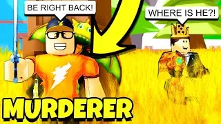 TRICKING my FRIEND in Roblox Murder Mystery 2!!
