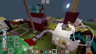 Катя с Ваней играют в Майнкрафт вместе )))