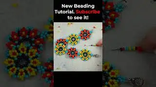 Fine Summer Flowers Bracelet #beadingtutorials #seedbeadsbracelet #beadedflowers  #diy