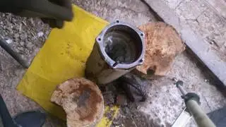 How to remove the catalytic converter from a Mazda Demio DW3W after restyling two oxygen sensors