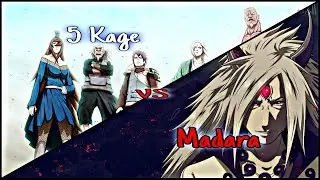 Madara Vs 5 Kage - Naruto Shipuuden Türkçe Altyazılı