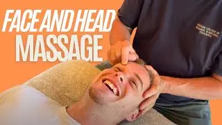 Face and head massage by Naturopath Brandon Raynor