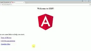 Open #angular project folder in visual studio code and run application at browser Tutorial 3