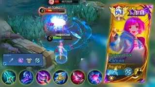Rainy Walk Kagura with My Damages Build For Solo Rank 😛| Mobile Legends