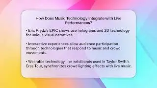 How Does Music Technology Integrate with Live Performances? | The Musician Encyclopedia