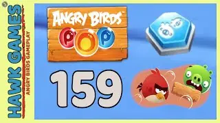 Angry Birds Stella POP Bubble Shooter Level 159 - Walkthrough, No Boosters