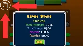 как скопировать официальный уровень в geometry dash?